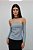 BLUSA TOMARA QUE CAIA CINZA - Imagem 1