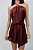 VESTIDO CURTO TOQUE DE SEDA MARROM - Imagem 2