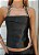 TOP PRETO ALÇA COURO - Imagem 1