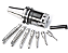 CONJUNTO MANDRILHAR SK 40 - 8 - 280 (0,01MM) - Imagem 1