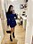 Blazer Dress Lapela de Cetim Azul - Imagem 5