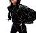 Jaqueta Puffer de vinil preto - Imagem 3
