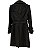 Trench Coat Preto Botões Dourado - Imagem 7