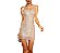 Vestido slip paetê dourado - Imagem 1