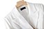Blazer Alfaiataria Branco com detalhes em marrom - Imagem 3