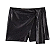 Short saia de lurex e paetê preto - Imagem 1