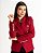 Blazer Texturizado Dupla Abotoadura Vermelho Cherry - Imagem 1