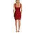 Vestido Bandagem Curto Vermelho Cherry - Imagem 3