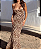 Vestido Longo de Tule Animal Print - Imagem 1