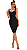 Vestido Bandagem Midi Preto - Imagem 3