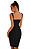 Vestido Bandagem Midi Preto - Imagem 4