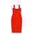 Vestido Bandagem midi vermelho - Imagem 4