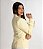 Blazer Texturizado Dupla Abotoadura Amarelo manteiga - Imagem 4
