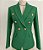 Blazer texturizado dupla abotoadura Verde - Imagem 5
