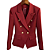 Blazer Dupla Abotoadura Vinho - Imagem 2
