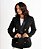 Blazer Alfaiataria Faixa Removível Preto - Imagem 3