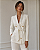 Blazer Alfaiataria Faixa Removível Branco - Imagem 1