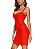 Vestido Bandagem Curto Vermelho - Imagem 3