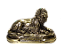 Estátua  Leão e Ovelha  Dourado - Leão da Tribo de Judá - Imagem 1