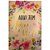 Quadro MDF Grande - Aqui Tem Amor e Wifi - Bege com flores - Imagem 1