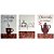 Kit Quadros MDF 20cmx30cm - Cheirinho de Amor - Imagem 1