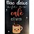 Quadro MDF Grande - Não Deixe a Fé e o Café - Preto - Imagem 1