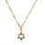 Colar Estrela de Davi com Pedras - Imagem 1