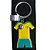 Chaveiro Metal Camiseta Amarela - Personalizado - Imagem 1