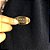 Broche Crachá Metal Dourado Personalizado - Oval - Imagem 2