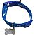 Coleira Pet Personalizada - Azul Patinhas - Imagem 1