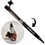 Caneta Metal com Pingente Preta - Personalizada - Imagem 1