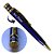 Caneta Metal Executiva Personalizada com Nome - Azul com Dourado e Prata - Imagem 1