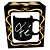 Caneca de Porcelana - Fé - Preta - Cerâmica Regina - Imagem 1