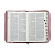 Bíblia NVI - Couro Soft - Palavras de Jesus em Vermelho - Rosa com Zíper - Thomas Nelson - Imagem 2