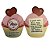 Kit 100 Unidades Cartão Mãe - Cupcake Coração  - Kit 100 Unidades Cartão Mãe - Cupcake Coração - Imagem 2