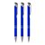 Caneta Metal Clássica 2 Listras - Personalizada com Nome - Azul - Imagem 5