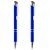 Caneta Metal Clássica 2 Listras - Personalizada com Nome - Azul - Imagem 2