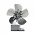 VENTILADOR AXIAL EXAUSTOR DE CHURRASQUEIRA EXC02 60W 220V VENTISOL - Imagem 1