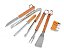 Kit Churrasco em Aço Inox e Madeira Advantage - 10 Pecas - Imagem 1