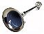 Buzina Marítima Navio Trem Metal Cromada Bivolt Corneta 74cm - Imagem 2