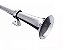 Buzina Marítima Navio Trem Metal Cromada Bivolt Corneta 74cm - Imagem 3