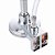 Buzina Marítima Metal Cromada com Compressor e Mangueira - Imagem 6