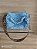 Bolsa Crochê Azul Bolinha - Imagem 1