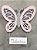 Borboleta com Strass porta maternidade mais quarto mini borboletas - Imagem 7