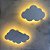 Dupla de Nuvem - Luminária Decorativa  Pequena - Imagem 1