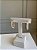 BRINCO ARGOLA CRAVEJADA BAGUETE CRISTAL - Imagem 2