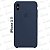 CAPA CASE SILICONE APLLE IPHONE XS MMWF2ZM/A AZUL ESCURO - Imagem 1