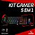 Kit Gamer 5 Em 1 Mouse, Teclado, Mouse Pad, Headset E Mouse Bungee Kross Elegance Ke-gk5150 - Imagem 3