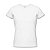 Camiseta Branca Baby Look 100% Poliéster Para Sublimação - Imagem 1