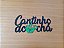 Quadro com escrita Cantinho do Chá 25cm - Imagem 2